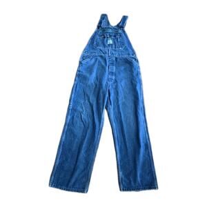 Vintage Liberty Overalls Mens 36x30 Blue Denim Bib Workwear Carpenter Farmer USA